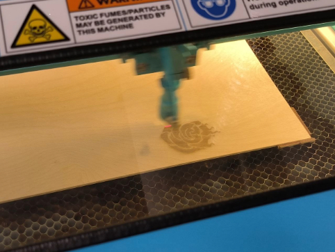 Here is the process work in the lab